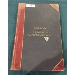 CANADIAN PACIFIC SHIPPING LOG BOOK