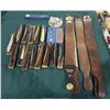 Image 1 : LOT OF STRAIGHT RAZORS & STROPS