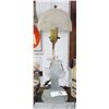 Image 1 : VINTAGE SATIN GLASS FIGURAL TABLE LAMP