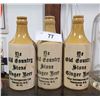 Image 1 : THREE STONE WARE GINGER BEER BOTTLES