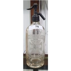 EARLY CROSS & CO SIPHON BOTTLE