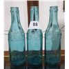 Image 1 : LOT OF 3 ANTIQUE STRAIGHT SIDE COCA COLA BOTTLES