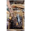 Image 1 : BOX LOT ANTIQUE HAND TOOLS