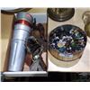 Image 1 : BOX LOT OF COLLECTIBLES & TIN OF BUTTONS
