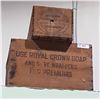 Image 1 : TWO WOODEN CRATES