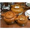 Image 1 : THREE CROCK BEAN POTS