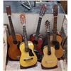 Image 1 : LOT OF 5 VINTAGE GUITARS