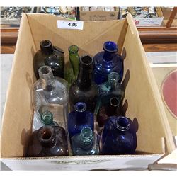 BOX LOT OF APPROX 12 COLLECTIBLE BOTTLES