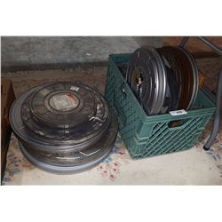 LOT OF MISC FILM REELS & TINS