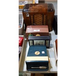 LOT OF 4 VINTAGE RADIOS