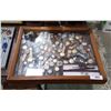 Image 1 : DISPLAY CASE W/ASSORTED WRIST WATCHES