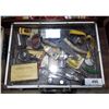 Image 1 : SILVER DISPLAY CASE W/COLLECTIBLES