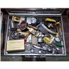 Image 2 : SILVER DISPLAY CASE W/COLLECTIBLES
