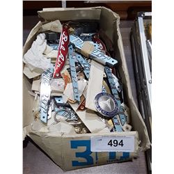 BOX LOT OF NOS CAR EMBLEMS
