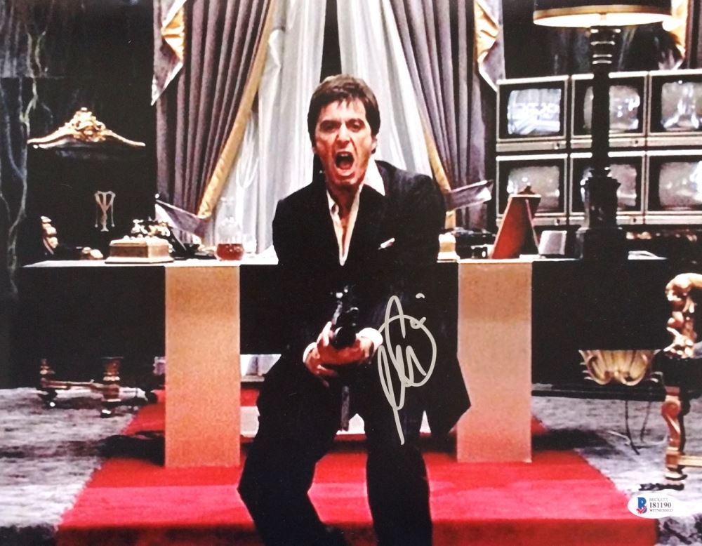 Al Pacino Signed Scarface "Say Hello to my Little Friend" 11x14 Photo