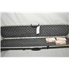 Image 1 : Gun Guard Foam Lined Black Plastic Luggage Gun Case w/ 20 rnds .356 Win Cal Reloads, plus two boxes 