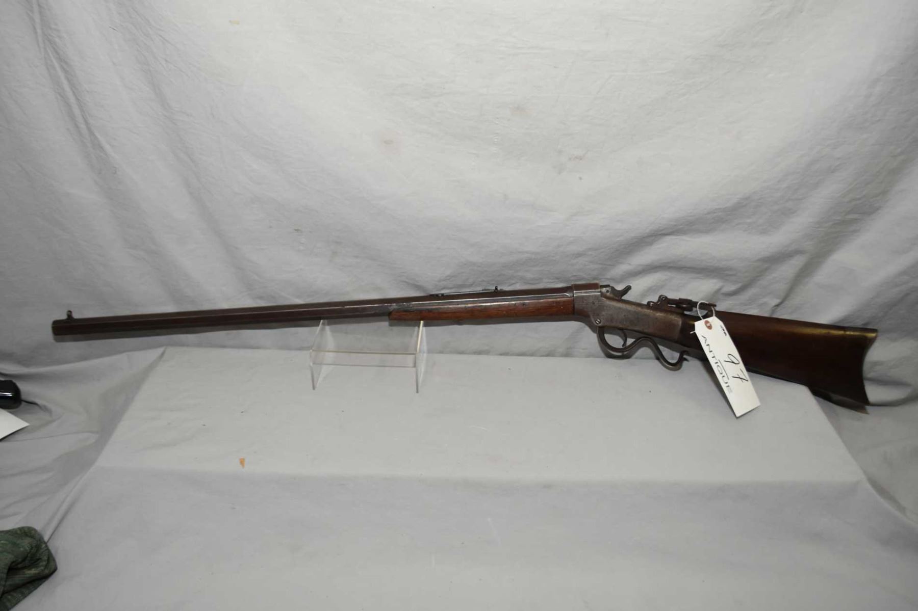 Marlin Falling Block Rifle Marlin Ballard Model No. 2 Sporting .44 W Cal Single Shot Falling Block ...
