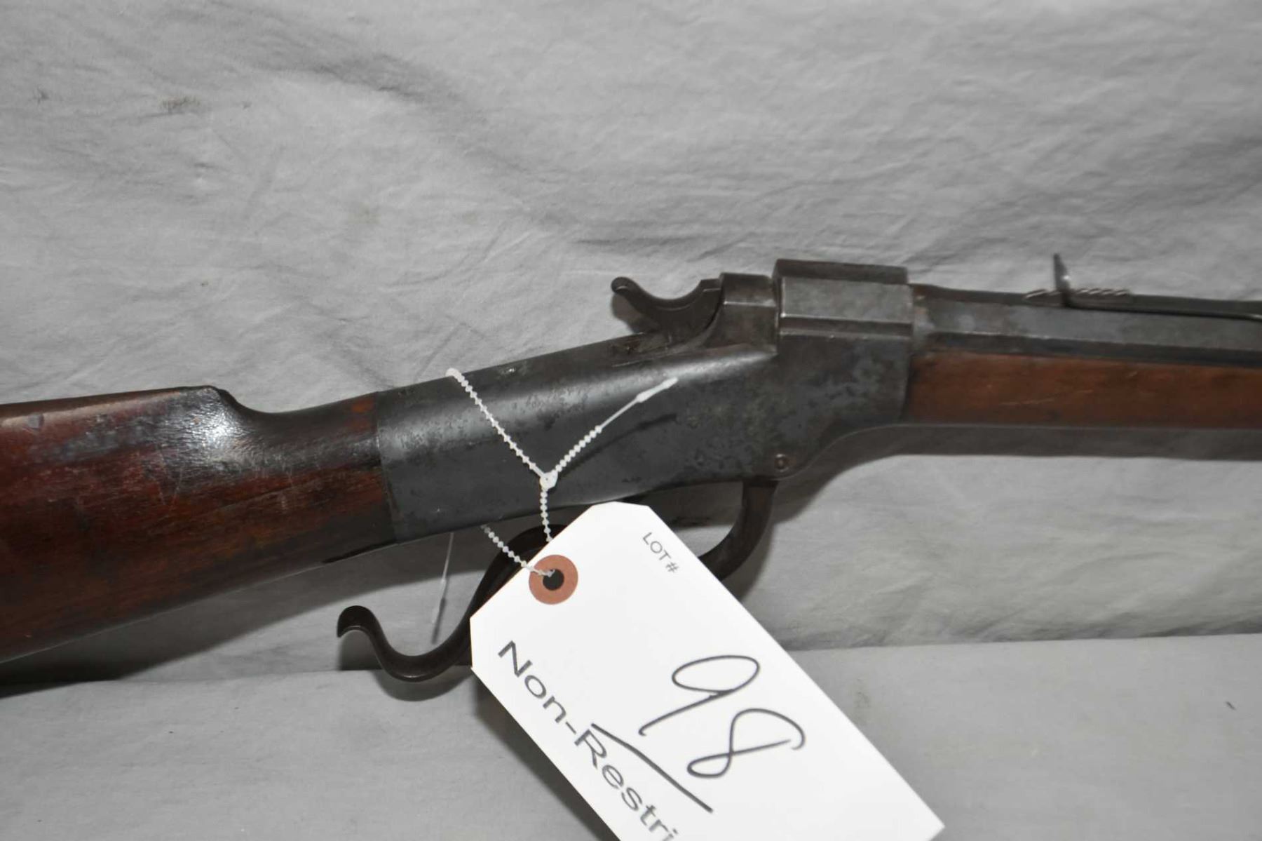 Marlin Falling Block Rifle Marlin Ballard Model No.3 .22 LR Cal Falling Block Rifle w/ 24