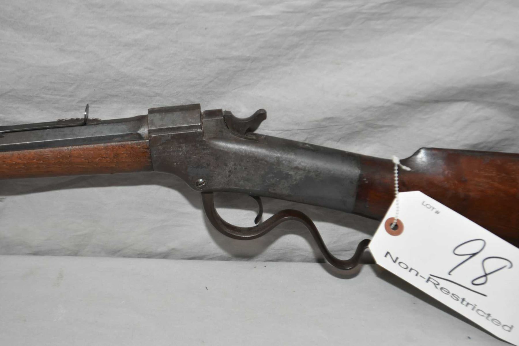 Marlin Falling Block Rifle Marlin Ballard Model No.3 .22 LR Cal Falling Block Rifle w/ 24