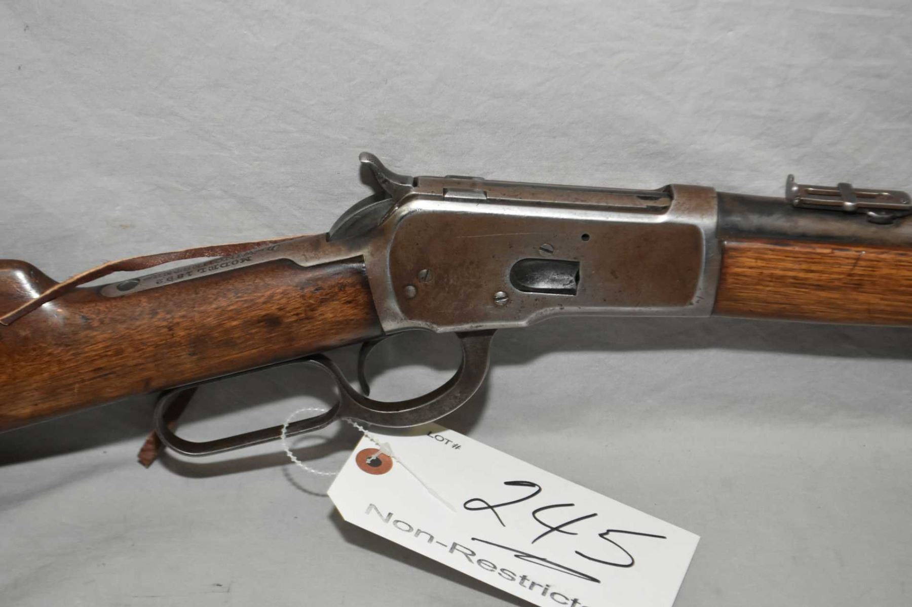 Winchester Model 1892 44 WCF Cal Lever Action Saddle Ring Carbine W Winchester Model 1892 44 WCF Cal Lever Action Saddle Ring Carbine W