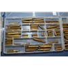 Image 3 : Lot of Four Plastic Trays of Collector's Ammo & Brass : w/ index cards of listing