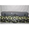 Image 1 : Lot of Two Items : Woodstream Double Side Two Gun Luggage Style Gun Case - Camo Double Rifle Luggage