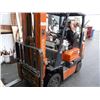 Image 1 : TOYOTA 5FGC25 5000 LB 3-STAGE PROPANE FORKLIFT WITH SIDE SHIFT