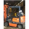 Image 2 : TOYOTA 5FGC25 5000 LB 3-STAGE PROPANE FORKLIFT WITH SIDE SHIFT