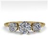 Image 1 : 1 CTW Past Present Future Certified VS/SI Diamond Ring 18K Yellow Gold - REF-157W5H - 35905