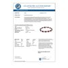 Image 3 : 14.54 CTW Ruby & Diamond Bracelet 14K White Gold - REF-135N6A - 13843