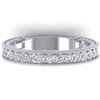 1.25 CTW VS/SI Diamond Art Deco Eternity Band Ring 14K White Gold - REF-96W4H - 30321