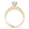 Image 2 : 1.18 CTW Certified VS/SI Diamond Solitaire Antique Ring 18K Yellow Gold - REF-360M7F - 27251