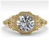 1.50 CTW VS/SI Diamond Solitaire Engagement Ring 18K Yellow Gold - REF-547Y6X - 36049