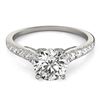 0.65 CTW Certified VS/SI Diamond Solitaire Ring 18K White Gold - REF-76W5H - 27489