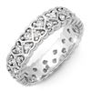 1.0 CTW Certified VS/SI Diamond Ring 18K White Gold - REF-79R5K - 11169