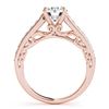 Image 2 : 1.15 CTW Certified VS/SI Diamond Solitaire Ring 18K Rose Gold - REF-200W9H - 27646