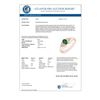 Image 3 : 0.63 CTW Emerald & Diamond Ring 14K Rose Gold - REF-38K2W - 12537