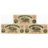 Image 1 : Virginia Treasury Note, 1862 banknote trio.