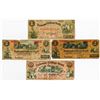 Image 1 : Bryant & Stratton's National College Currency 1863-1864 College Currency Quartet.