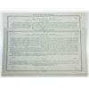 Image 2 : Baltimore and New York Railway Co., 1889 Pair of Cancelled Bonds