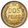 1945 Mexico Gold 2 Pesos AGW .0482