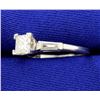 Image 2 : Over 1 CT TW Platinum Diamond Engagement Ring