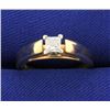 Image 1 : Princess Cut Diamond Solitaire Engagement Ring