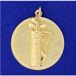 Golf Charm or Pendant