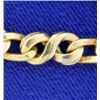 Image 2 : 14K White & Yellow Gold Link Bracelet