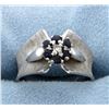 Image 1 : Diamond & Sapphire Ring