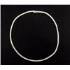 Image 1 : 18 Inch Long 14K White Gold Chain
