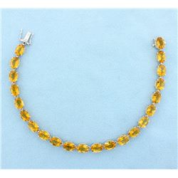 33ct Citrine Bracelet