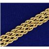 Image 2 : Rope Style Gold Bracelet