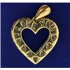 Image 2 : Reversible Diamond Heart Pendant